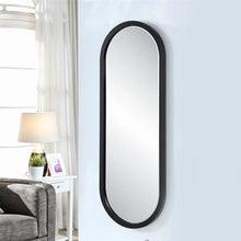 Modern Oval Wall - Mounted Bathroom Mirror (1 Pc) - Justgrabit Inc.