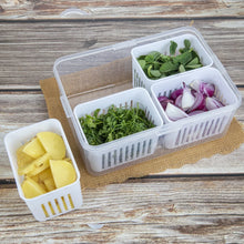Fridge Storage Box – Freezer & Kitchen Organizer for Vegetables & Food (1 Pc) - Justgrabit Inc.