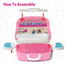 Kitchen Set for Kids Girls Pretend Play Toys Little (23 Pcs Set Approx) - justgrabit.in | Just Grab It