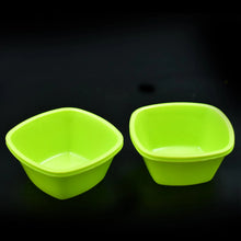 Square Plastic Bowl For Serving Food (Pack of 4) - Justgrabit Inc.