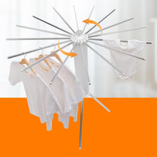Foldable Rotary Clothes Drying Rack Stand (1 Pc) - justgrabit.in | Just Grab It