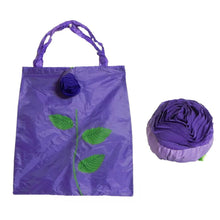 Foldable Nylon Shopping Bag (Rose Design): Reusable, Eco - Friendly (1 Pc) - Justgrabit Inc.