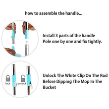 Adjustable Stainless Steel Mop Rod Set 120 cm - Justgrabit Inc.