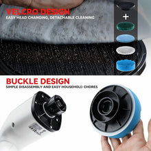 7 - in - 1 Electric Spin Scrubber Cleaning Brush with Extension Handle (1 Set) - Justgrabit Inc.
