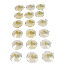 Transparent Rubber Vacuum Sucker, Suction Cup Hooks (18 Pcs Set) - justgrabit.in | Just Grab It