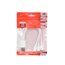 3 In 1 Charging Cable Fast Charging Cord USB Cable 3.5 Amp (1 Pc) - justgrabit.in | Just Grab It
