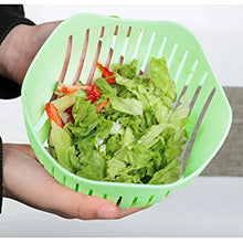 2 In 1 Salad Cutter Bowl with Lemon Squeezer Citrus Juicer (1 Pc) - Justgrabit Inc.