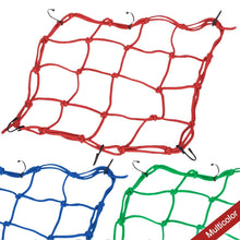 Heavy - Duty Elastic Bungee Cargo Net Mesh Holder - 4 Adjustable Hooks for Motorcycle - justgrabit.in | Just Grab It