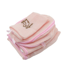 5pc Zippered Mesh Laundry Wash Bags Foldable Delicates Lingerie Socks, Underwear Blouse, Hosiery, Stocking and Lingerie Washing Machine Clothes Protection Net (5 Pc Set) - Justgrabit Inc.