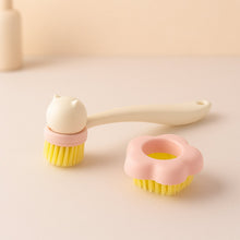 Soft Bristle Bath Brush with Long Handle (1 Pc) - justgrabit.in | Just Grab It