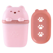 Cute Bear Shaped Soap Case ,Sabudani (1 Pc) - Justgrabit Inc.
