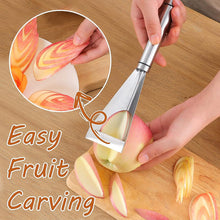 Stainless Steel Fruit Carving Knife - V Shape Channel Knife Tool (1 Pc) - justgrabit.in | Just Grab It