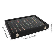 Ring Holder Organizer Box, Jewelry Ring Display Case (35x24 CM) - justgrabit.in | Just Grab It
