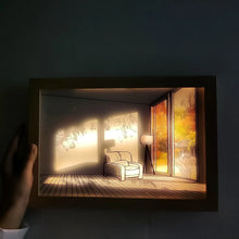LED NightPainting Decoration Picture Frame Light (1 Pc / 20×15 CM) - justgrabit.in | Just Grab It