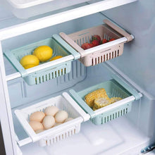 Expandable Adjustable Multipurpose Fridge Storage Basket (1 Pc) - justgrabit.in | Just Grab It