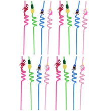 Reusable Plastic Straws (12 pcs Set / Mix Design) - justgrabit.in | Just Grab It