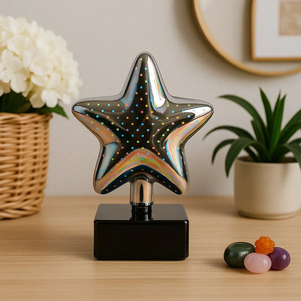 Star - Shaped 3D Illusion Decorative LED Night Lamp (1 Pc) - Justgrabit Inc.