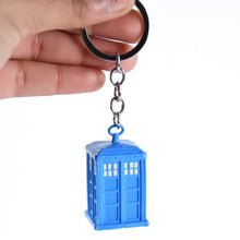 Police Booth Box Shape 3 D Metal Keychain (1 Pc) - justgrabit.in | Just Grab It