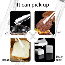 Stainless Steel Tong Lifting Ice Cubes, Sugar Cubes | Serving Tongs (13 Cm / 1 Pc) - justgrabit.in | Just Grab It