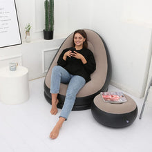 Portable Indoor/Outdoor Air Sofa, couch & Pump - justgrabit.in | Just Grab It