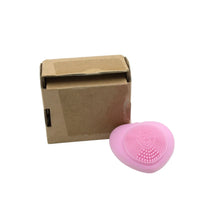 Waterproof Heart - Shaped Face Wash Brush | Silicone Facial Cleansing & Exfoliating Scrubber for Women - justgrabit.in | Just Grab It