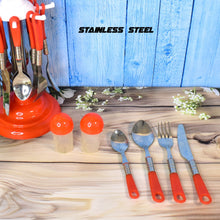 Luxury Cutlery Set for Dining Table Stainless Steel 26 - Piece Set With Stand (1 Set - justgrabit.in | Just Grab It