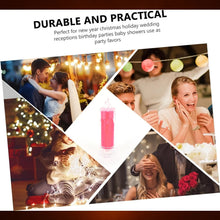 Red LED Flameless Candles Battery Operated Pillar Candles Flickering Realistic Decorative Lamp Votive Transparent Flameless Ornament Tea Party Decorations for Hotel, Scene,Home Decor, Restaurant, Diwali Decoration Candle Crystal Lamp, Diwali (1 Pc) - Justgrabit Inc.