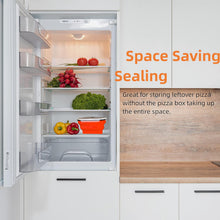 Reusable Expandable Pizza Storage Container with 5 Microwavable Trays - justgrabit.in | Just Grab It