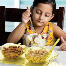 Apple Shape 2Piece Serving Set of Bowl with Spoon & Tray. Dinnerware Serving Snacks & Pickle - Justgrabit Inc.