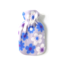 Floral Printed Soft Plush Hot Water Bag And Cover (19x12 Cm) - justgrabit.in | Just Grab It
