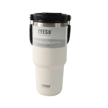 High Quality Stainless Steel Vacuum Glass Insulated Glass Coffee Cups Double Walled Travel Mug, Car Coffee Mug, Tumbler (With Lid & Handle / 1 Pc) - Justgrabit Inc.