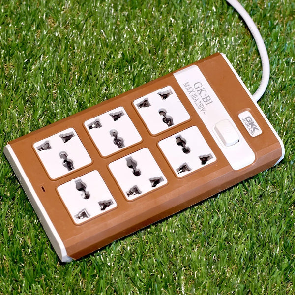 Extension Board 250V 6 Way Extension Board (10m) - Justgrabit Inc.