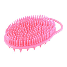 2 - in - 1 Silicone Soft Bristle Bath Brush - justgrabit.in | Just Grab It