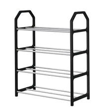 4 Layer Space‑saving Shoes Show Rack Folding Shoe Rack (1 Pc) - Justgrabit Inc.