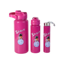 Space Theme Printed Water Bottles – 2000ML, 900ML & 300ML Approx - (Set) - justgrabit.in | Just Grab It