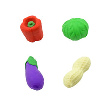 Mini Cute Vegetable & Fruit Erasers (4 Pc): Pencil Rubbers for Kids - Justgrabit Inc.
