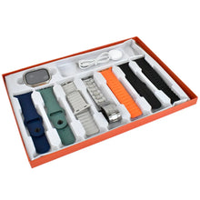 7 in 1 Ultra Smart watch Combo with Seven Classic Straps & Transparent Screen Guard (1 Set / Mix Color) - justgrabit.in | Just Grab It