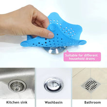 Star Shape Suction Cup Kitchen Bathroom Sink Drain Strainer Hair Stopper Filter, Star Shaped Sink Filter Bathroom Hair Catcher, Drain Strainers Cover Trap Basin (1 Pc) - Justgrabit Inc.