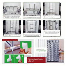 Big 8 Compartment Portable and Collapsible Wardrobe Racks (1 Set) - Justgrabit Inc.
