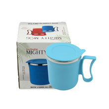 300ml Stainless Steel Mug: Insulated, Leakproof Lid, Hot/Cold Drinks (Mix Color) - Justgrabit Inc.