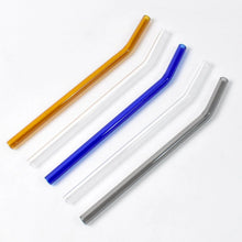 Reusable Glass Straws Clear Glass Drinking Straw (5 pcs Set) - Justgrabit Inc.