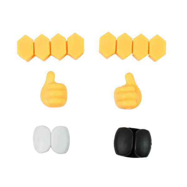 Self Adhesive Hooks for Cable Clips, Desktop Cable Organizer (6 Pcs Set / Mix Design) - justgrabit.in | Just Grab It