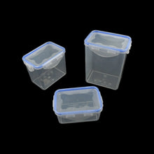 Kitchen Storage Container Set with Food Grade Plastic and Air Seal Lock Lid for Storage of Grocery, Spices, Dry fruits Use For Home, Office, Restaurant, Canteens (3 Piece Set) - justgrabit.in | Just Grab It