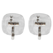 Large Plastic Self Adhesive Wall Hooks (2 Pc) - Justgrabit Inc.