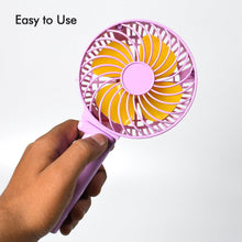 Portable Mini handy Fan & Personal Table Fan (Battery Not Include) - justgrabit.in | Just Grab It