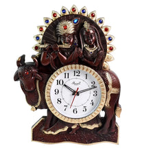 Analog Latest Stylish New Models Wall Clock with God Radha Kishan Frame - Justgrabit Inc.