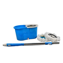 Spin Floor Cleaning Easy Advance Tech Bucket Mop and Rotating Steel Pole Head with 2 Microfiber Refill Heads for Household Floor Cleaning (MOQ : - 25pc) - justgrabit.in | Just Grab It