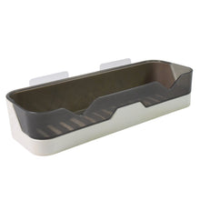 Wall Mounted Adhesive Bathroom Shower Caddy / Shelf / Plastic (1 Pc) - justgrabit.in | Just Grab It