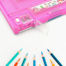 Printed Pencil Case for Kids (1 Pc): Multi - Compartment, Compass Box - Justgrabit Inc.
