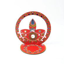 Handcrafted Wooden Decorative Diya Stand (1 Pc) - Justgrabit Inc.